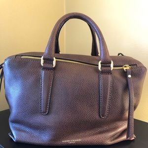 Brown leather bag.  Made in Italy